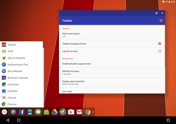 Taskbar