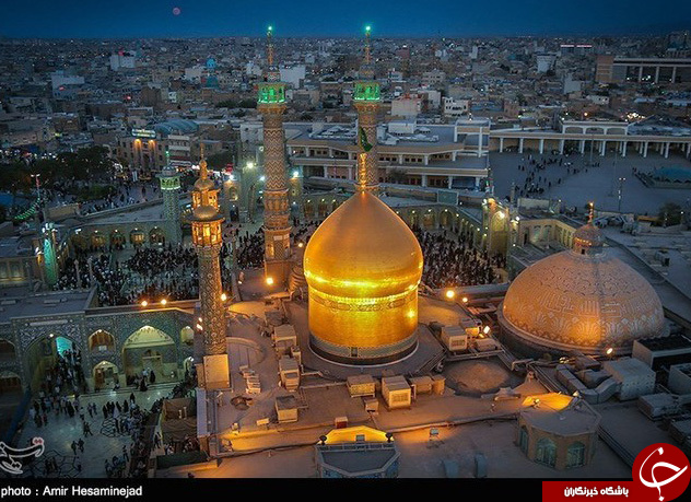 عکس/ نمایی زیبا از حرم حضرت معصومه(س)