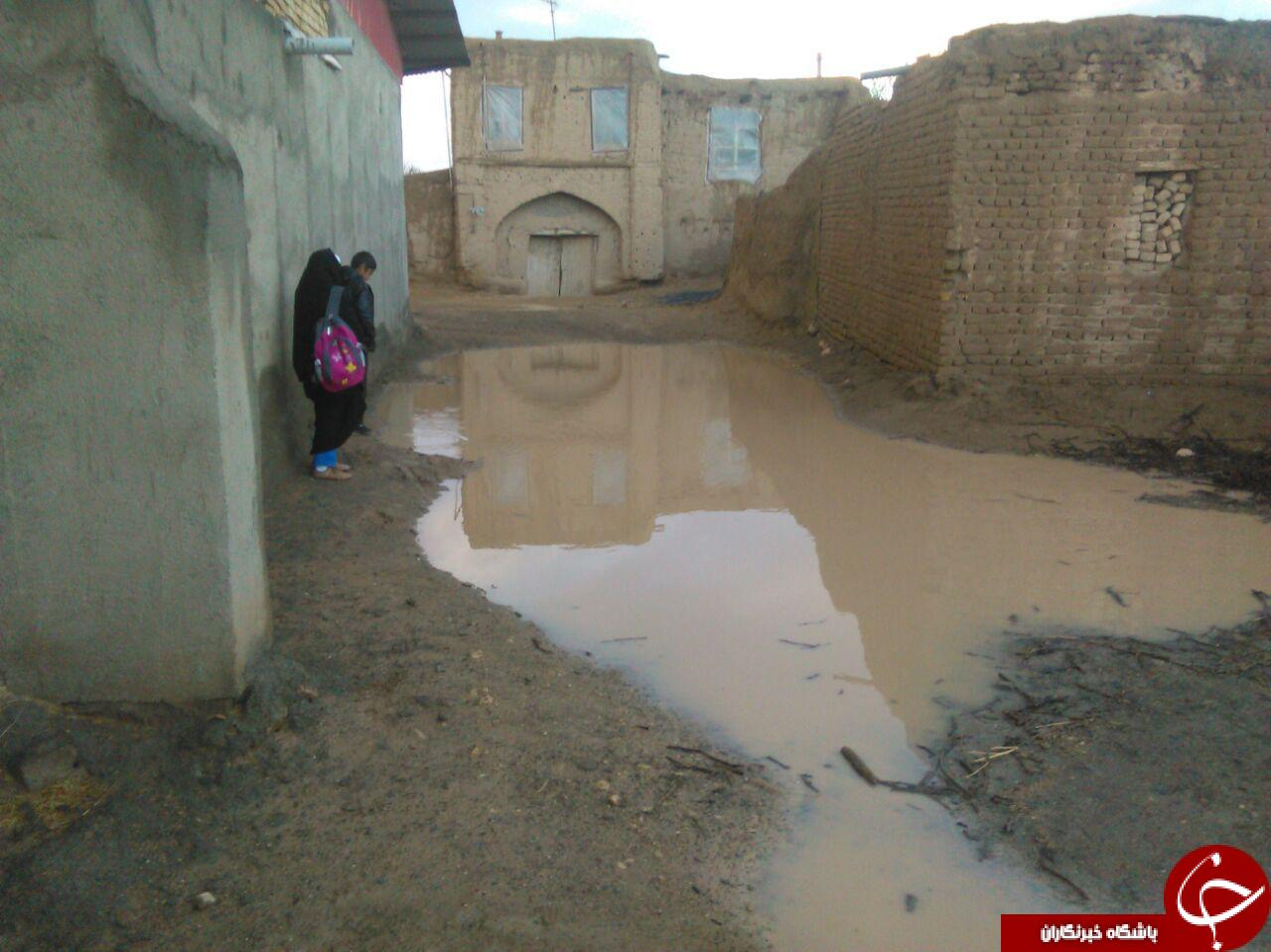 وضعیت نامناسب جاده روستای نهرپشته