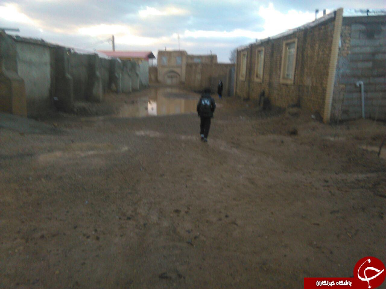 وضعیت نامناسب جاده روستای نهرپشته