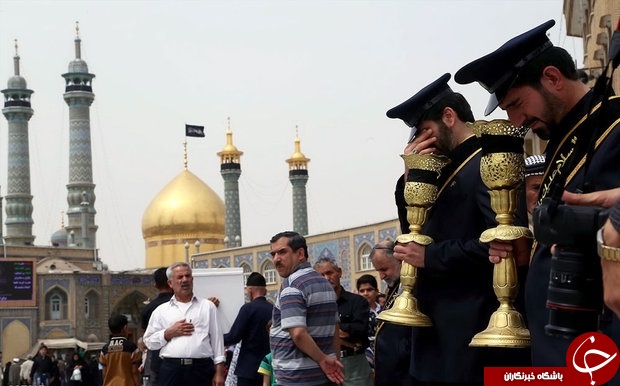 قم سوگوار بانوی کرامت(س)+تصاویر