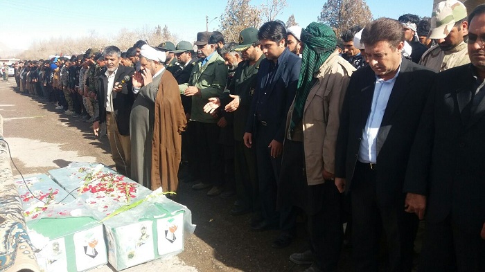 دو شهید مدافع حرم در گلزارشهدابردسیرآرام گرفتند