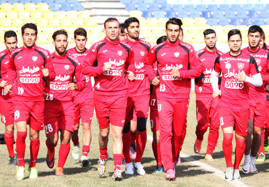 تمرین تیم فوتبال پرسپولیس برگزار شد