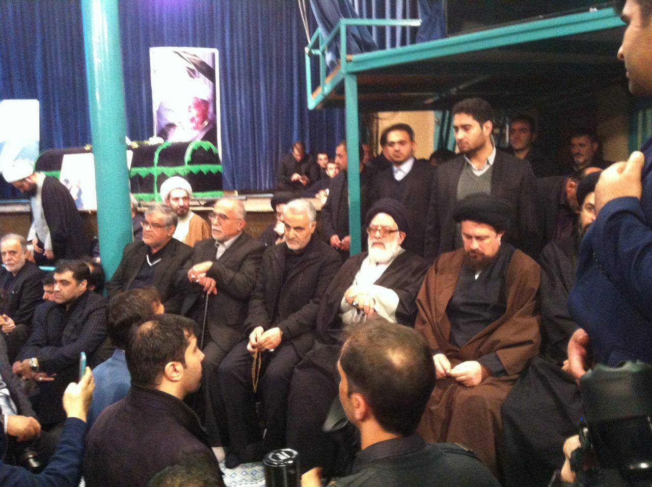 سردار سلیمانی در مراسم بزرگداشت آیت الله هاشمی رفسنجانی حضور یافت+ تصویر