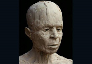عکس/ مراحل بازسازی چهره از روی جمجمه 9500 ساله