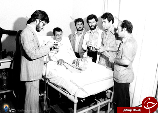 تصاویر منتشرنشده از اولین مصاحبه هاشمی پس از ترور