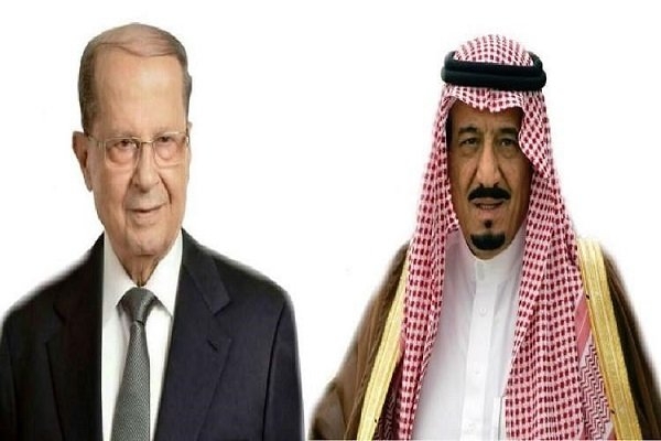 دیدار میشل عون با ملک سلمان در ریاض