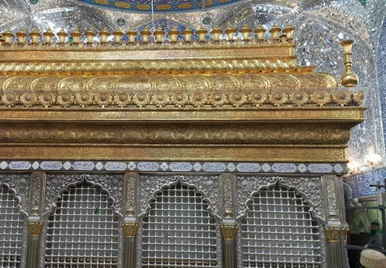 رونمایی از ضریح مطهر علوی و مفروش شدن داخل حرم امیرالمومنین(ع)+ تصاویر