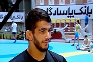 حواشی تمرین تیم ملی کشتی آزاد با حضور المپیکی ها + فیلم