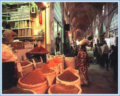 بازار سنتی راور برجای مانده از دوره قاجار