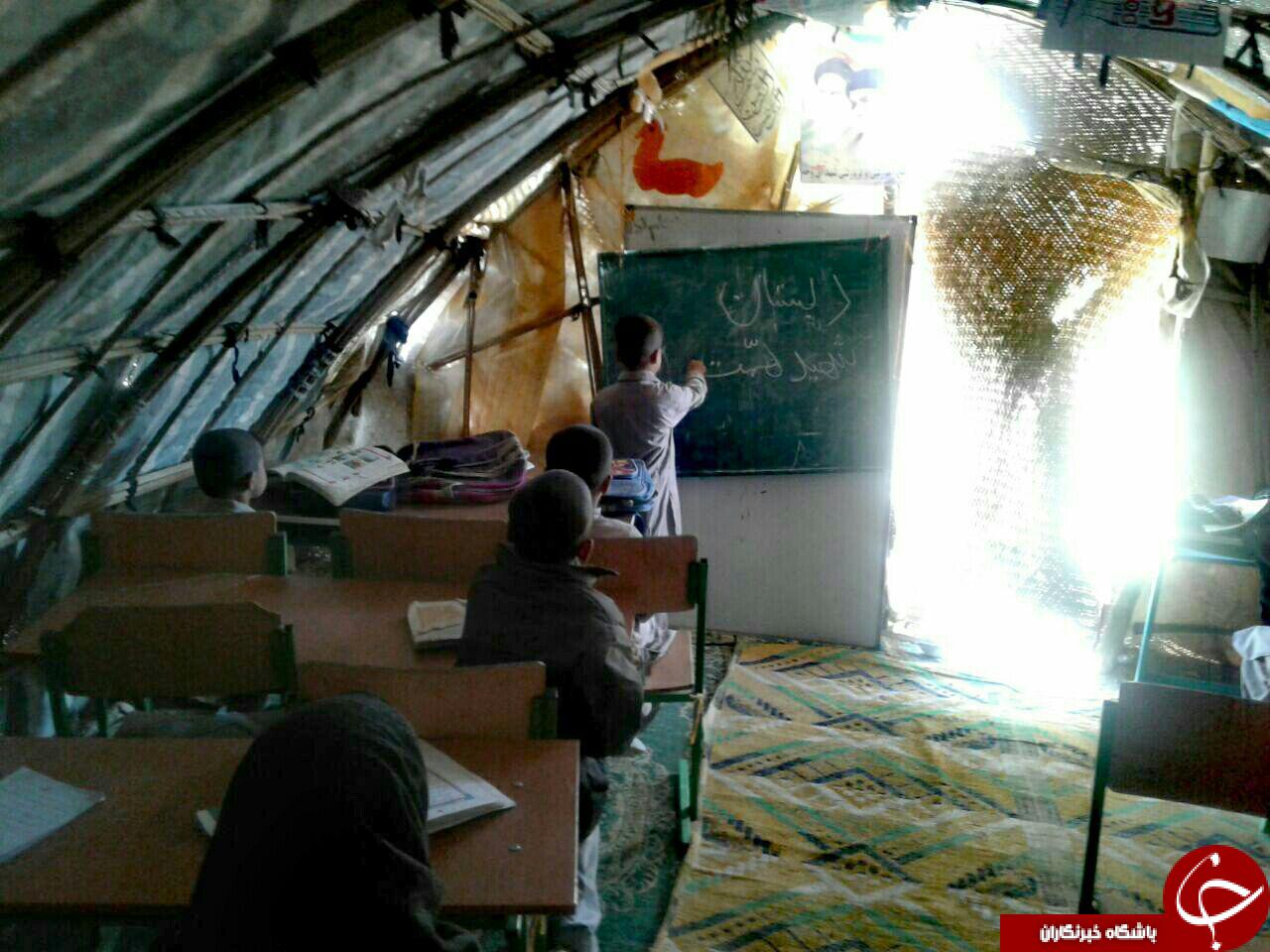 سرمای طاقت&zwnj;فرسا و قصه پرسوز دانش&zwnj;آموزان کپرنشین + تصاویر
