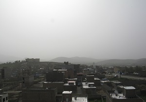 آسمانی غبارآلود