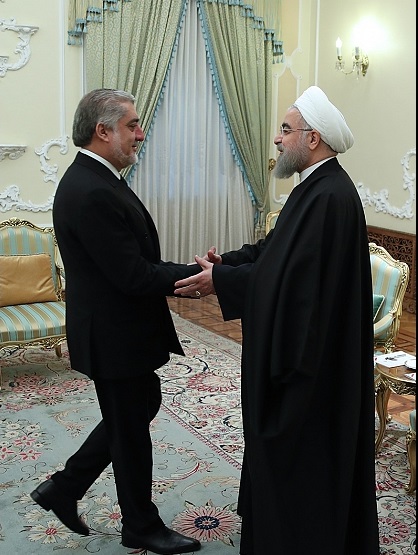 دیدار رییس اجرایی دولت افغانستان با دکتر روحانی