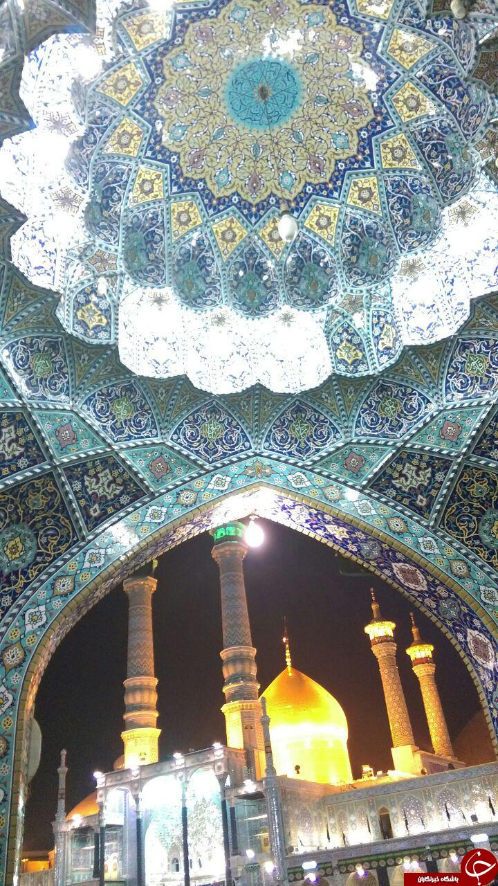 نمایی زیبا از حرم حضرت معصومه (س)+ تصاویر