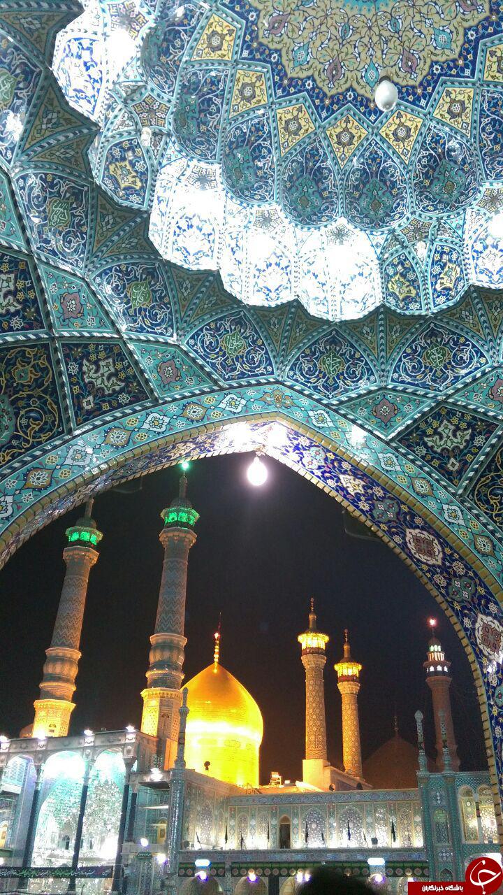 نمایی زیبا از حرم حضرت معصومه (س)+ تصاویر