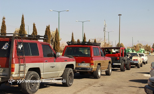 فراخوان اتومبیل&zwnj;های کلاسیک، آفرود و اسپرت در سمنان برگزار شد.