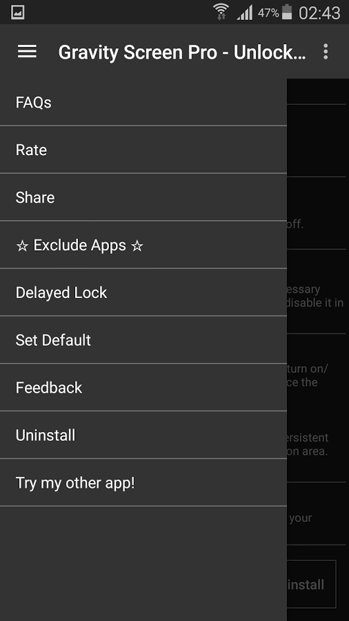 دانلود Gravity Screen Pro &ndash; On/Off برای اندروید / روشن و خاموش شدن صفحه گوشی به طور خودکار