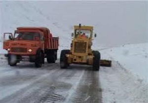 برف روبی 700 کیلومتر از راه های مواصلاتی کردستان