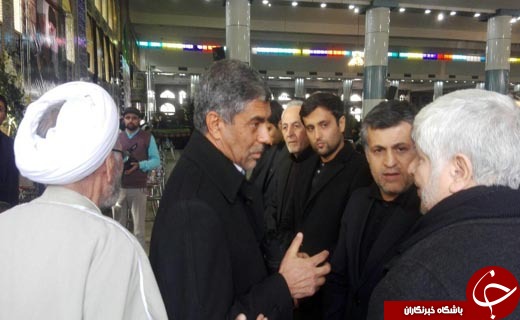 برگزاری مراسم ارتحال با حضور خانواده آیت الله هاشمی رفسنجانی در کرمان+تصاویر