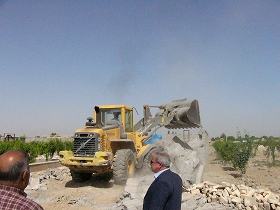 تخریب ساخت و سازهای غیرمجاز