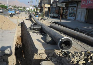 نوسازی شبکه توزیع آب در دهدشت