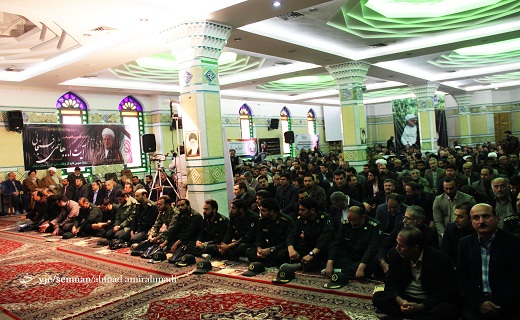 آیین گرامیداشت آیت&zwnj;الله هاشمی رفسنجانی در سمنان برگزارشد + تصاویر