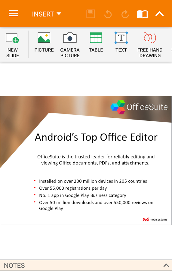 دانلود OfficeSuite 8 Pro برای اندروید /قدرتمندترین آفیس اندروید با پشتبانی از زبان فارسی و PDF