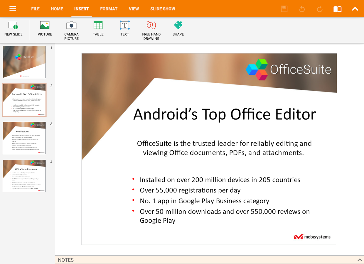 دانلود OfficeSuite 8 Pro برای اندروید /قدرتمندترین آفیس اندروید با پشتبانی از زبان فارسی و PDF