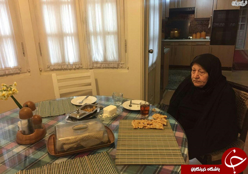 اولین صبحانه عفت مرعشی پس از فوت...+عکس
