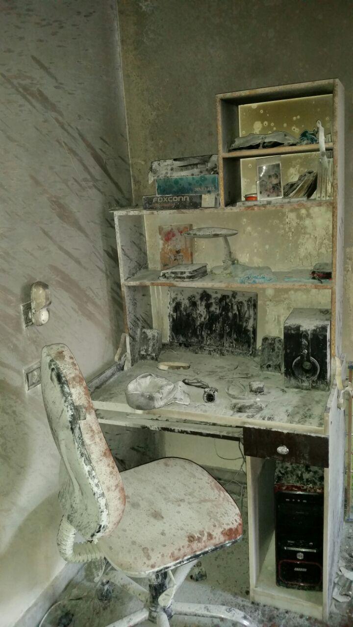 کاغذ نیمه سوخته خانه را به آتش کشید+ تصاویر