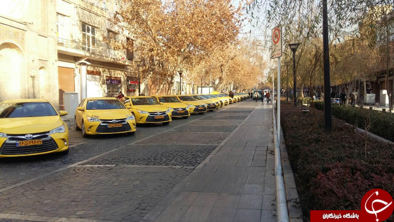 تصاویری از افتتاح خط تاکسی در بازار