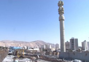 جابجایی سرستون میدان ولیعصر