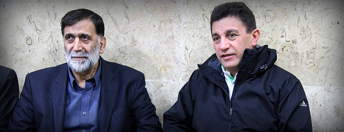 آجورلو در هتل محل اقامت تیم فوتبال تراکتورسازی حاضر شد