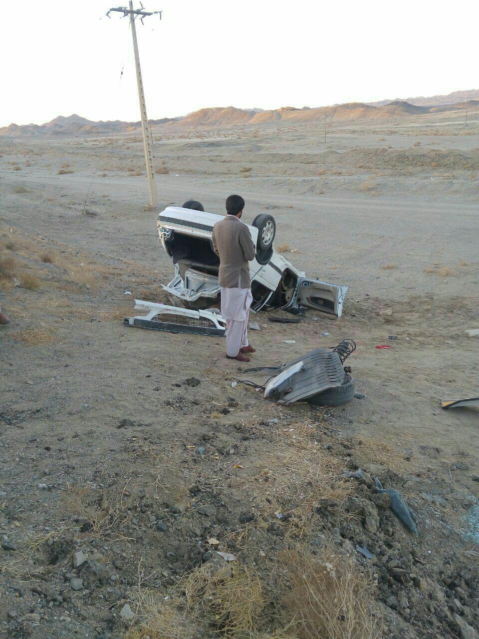 واژگونی پژو پارس حادثه آفرید