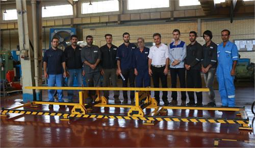 پایان ساخت دستگاه چک اوتی قطعات