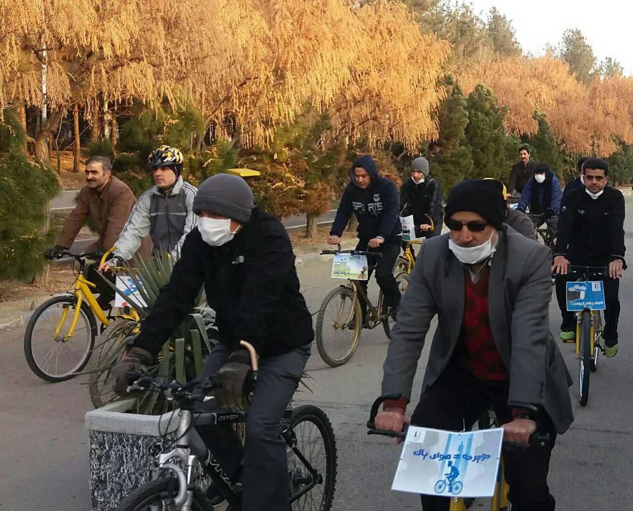 برگزاری همایش دوچرخه سواری در دانشگاه فردوسی