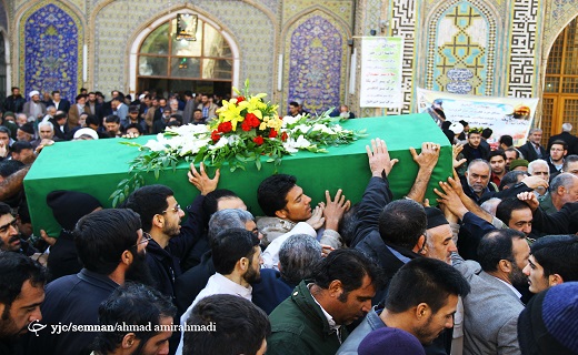 پیکر مطهر شهید محمدعیسی محمدی تشییع شد+تصاویر