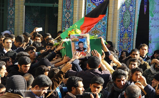 پیکر مطهر شهید محمدعیسی محمدی تشییع شد+تصاویر