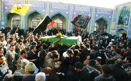 پیکر مطهر شهید محمدعیسی محمدی تشییع شد+تصاویر