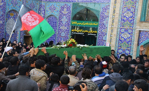 پیکر مطهر شهید محمدعیسی محمدی تشییع شد+تصاویر