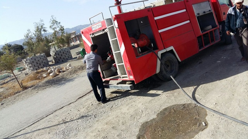 نجات دو کودک با سرعت عمل آتش نشانان