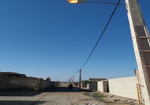 هدر رفت برق شهرک شهید قلی پور + فیلم