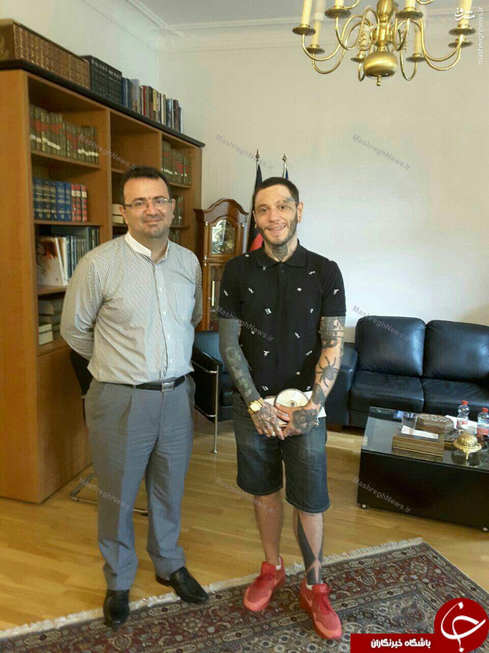 همکاری سفارت ایران در آلمان با یک مازوخیست جهت معرفی عاشورا +عکس و سند
