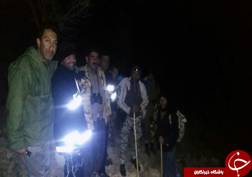 نجات کوهنوردان گرفتار در ارتفاعات فسا