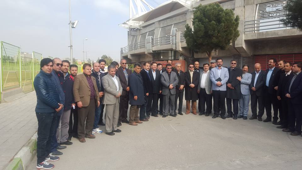 بازدید پیشکسوتان فوتبال هرات از ورزشگاه مدرن امام رضا در مشهد + عکس