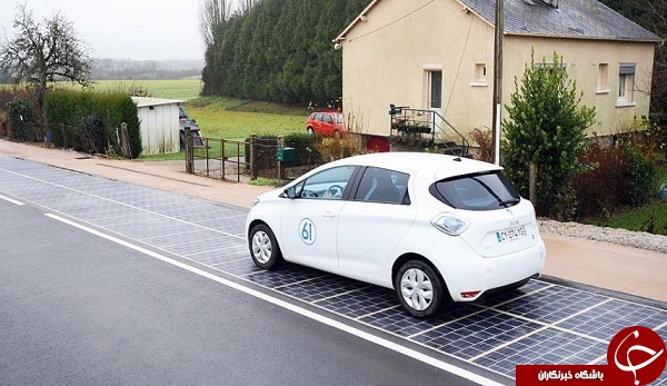 جاده خورشیدی در فرانسه افتتاح شد +تصاویر
