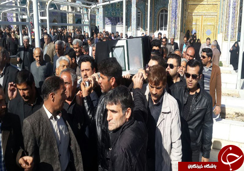 پیکر مادر شهید قنبری آسمانی شد +تصاویر