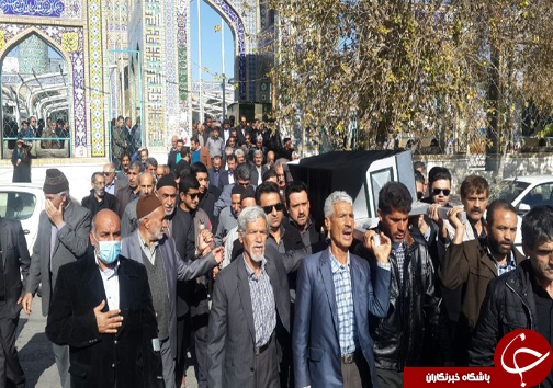 پیکر مادر شهید قنبری آسمانی شد +تصاویر