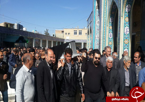 پیکر مادر شهید قنبری آسمانی شد +تصاویر