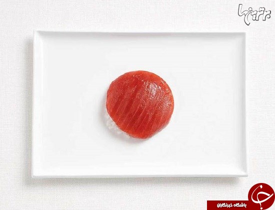 ساخت پرچمهای ملی با غذاهای سنتی کشورها